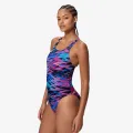 Speedo Hyperboom Print Medalist One Piece 
