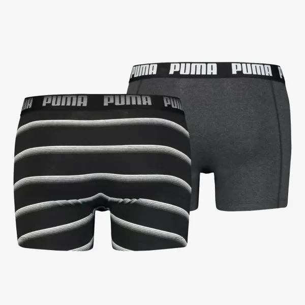 Puma PUMA MEN GRADIENT STRIPE BOXER 2P BLACK 