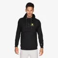 Champion RUBBER LOGO HALF ZIP HOODY 