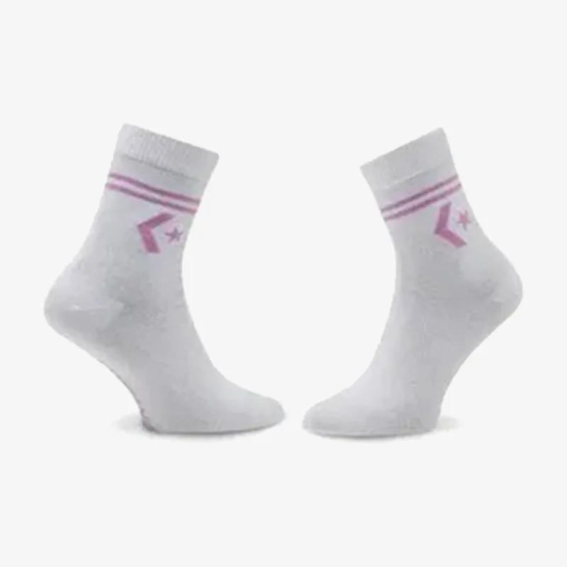 Converse 2PP STAR CHEVRON DOUBLE STRIPE ANKLET, F 