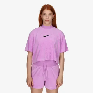 Nike W NSW MOCK SS TEE TRRY MS 