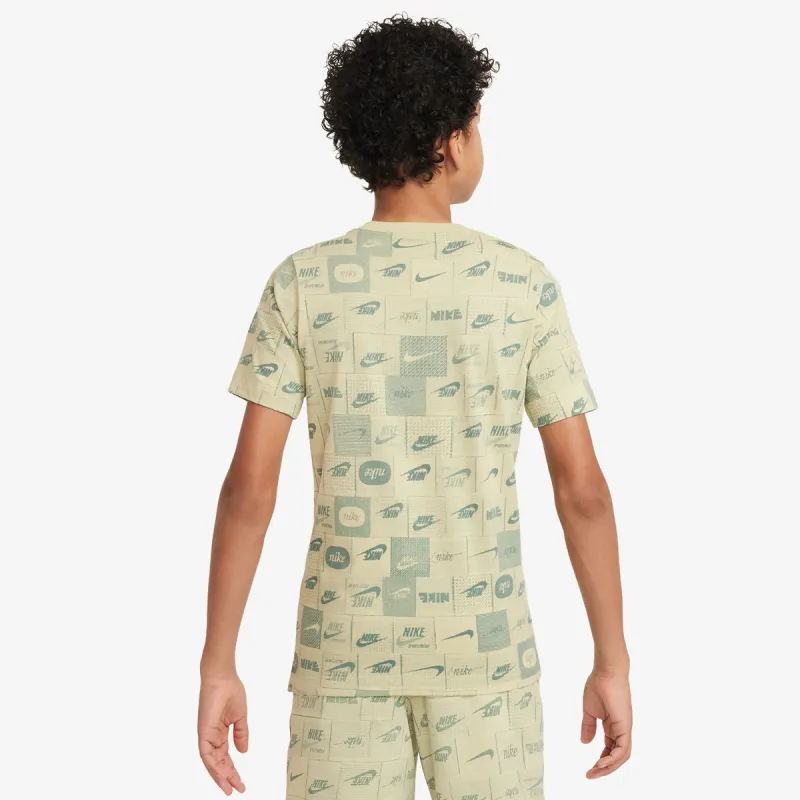 Nike K NSW TEE CLUB SSNL AOP HBR 