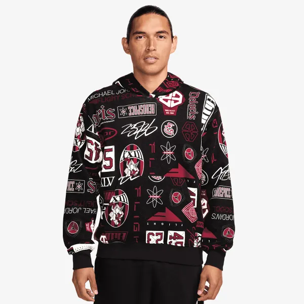 Nike M J ESS AOP FLC PO 