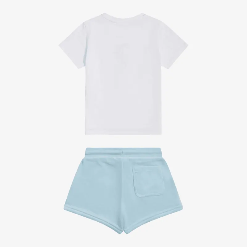 Juicy Couture JC Logo Tee & Velour Short Set 