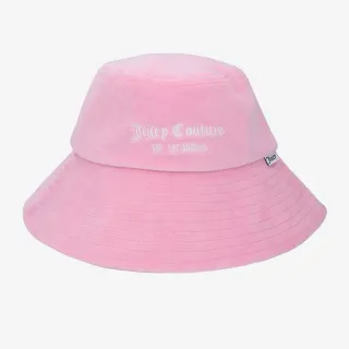 Juicy Couture VELOUR LONG BRIM BUCKET HAT 