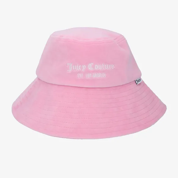 Juicy Couture VELOUR LONG BRIM BUCKET HAT 