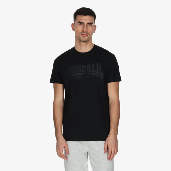 LONSDALE Black Col T-Shirt 
