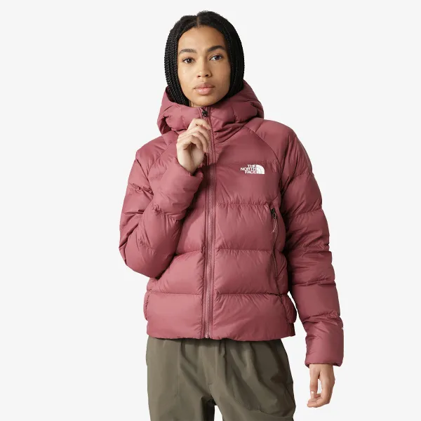 The North Face W HYALITE DOWN HOODIE - EU WILD GINGER 