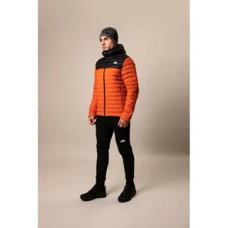 The North Face M STRCH DWN HDIE BRNTOCHR/TNFBLK 