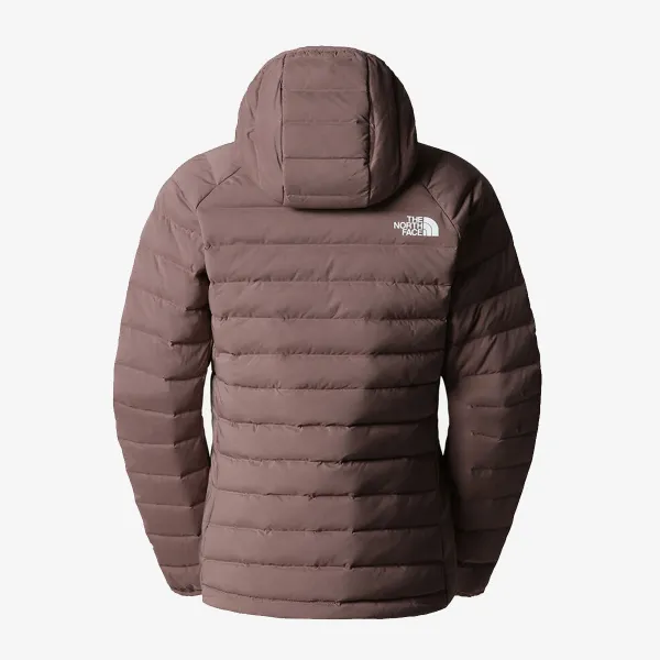 The North Face W BELLEVIEW STRETCH DOWN HOODIE DEEP TAU 