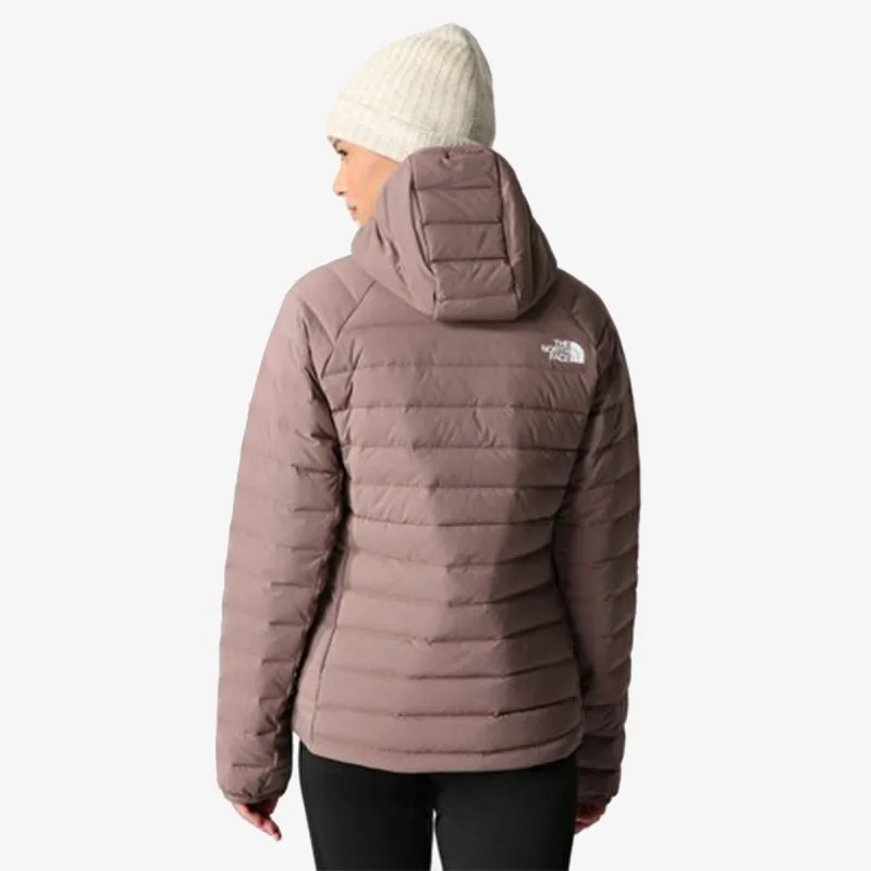 The North Face W BELLEVIEW STRETCH DOWN HOODIE DEEP TAU 
