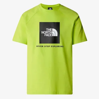 The North Face M S/S RAGLAN REDBOX TEE FIZZ LIME 
