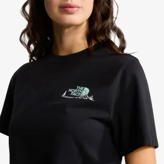 The North Face W MONTE REGULAR SHORT SLEEVE TEE-GRAPHIC 