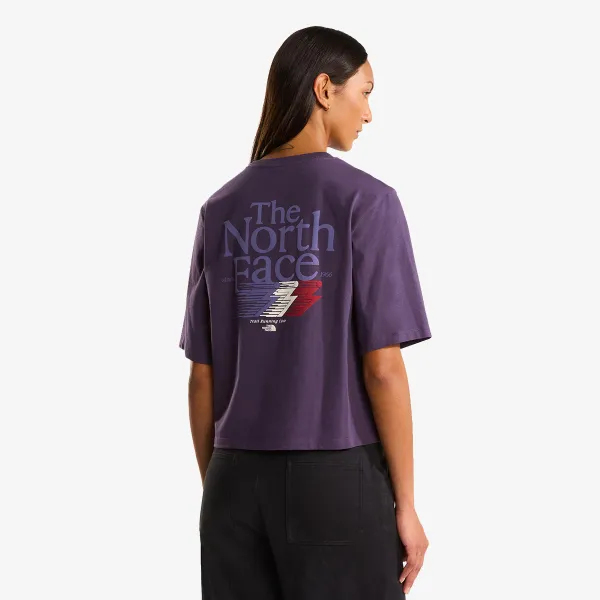 The North Face W RETRO TRAIL BOXY SS TEE-GRAPHIC 