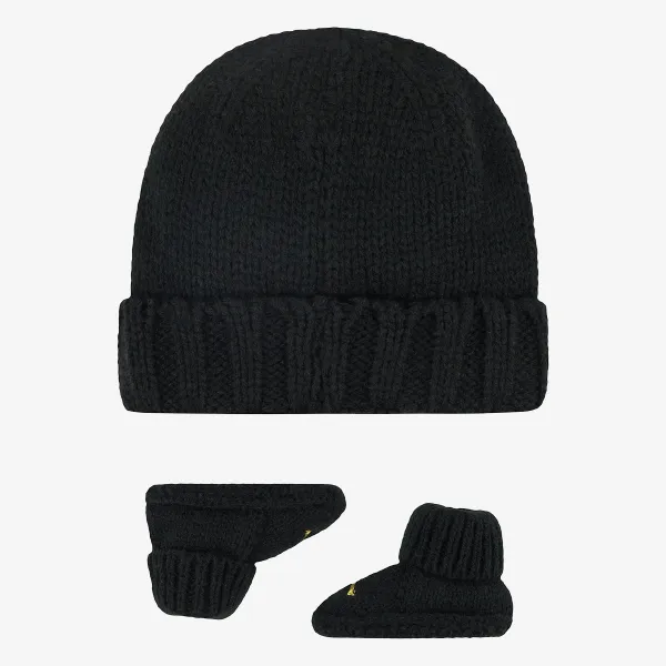 JHN CHUNKY KNIT HAT & BOOTIE S 