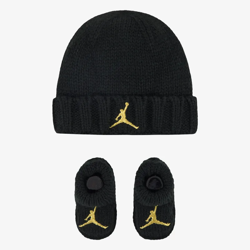 JHN CHUNKY KNIT HAT & BOOTIE S 