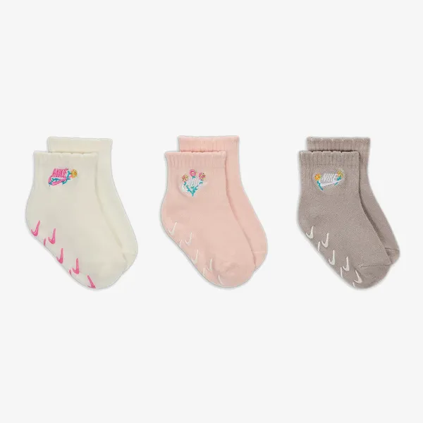 Nike NHG 3PK GIRLS FLOWRAL SOCK 