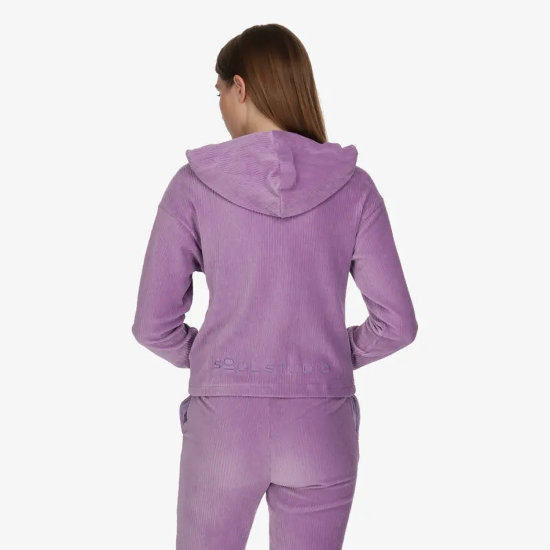 Lussari VELVET LOUNGE FULL ZIP HOODIE 
