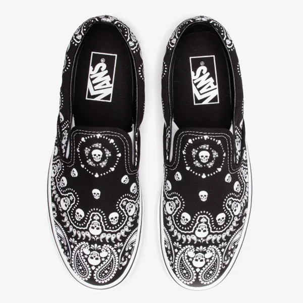 Vans UA CLASSIC SLIP-ON BANDANA BLACK 