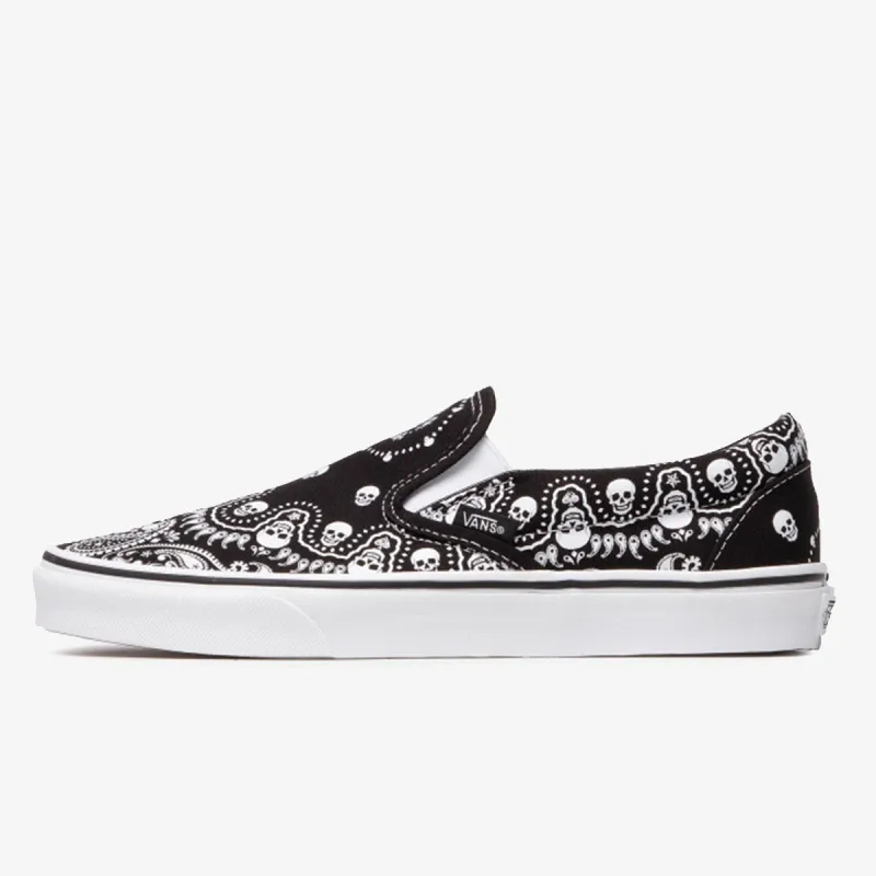 Vans UA CLASSIC SLIP-ON BANDANA BLACK 